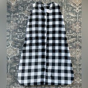 Baby Black and White Fleece Sleep Sack